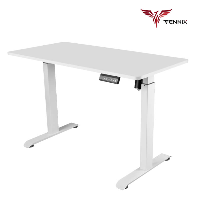 โต๊ะทำงานเพื่อสุขภาพ Fennix รุ่น 160*80cm สีขาว_1