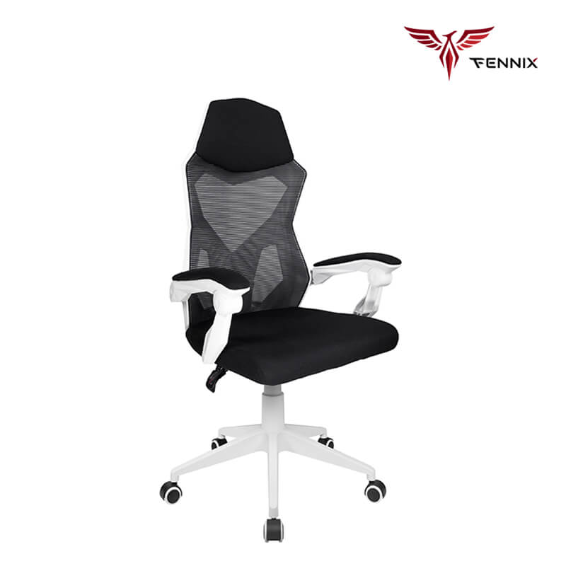 เก้าอี้สำนักงาน Fennix รุ่น HC-6H01 สีขาว/ดำ