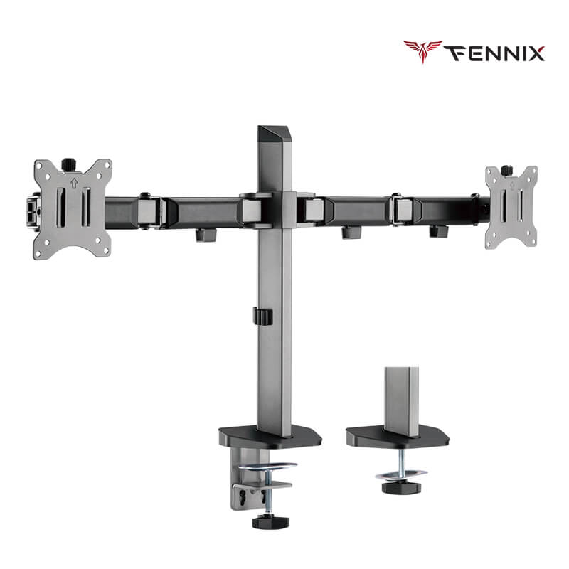 แขนจับจอมอนิเตอร์ Fennix รุ่น FN-Full Motion-D สีเทา