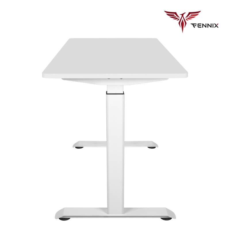 โต๊ะทำงานเพื่อสุขภาพ Fennix รุ่น 120*60cm สีขาว