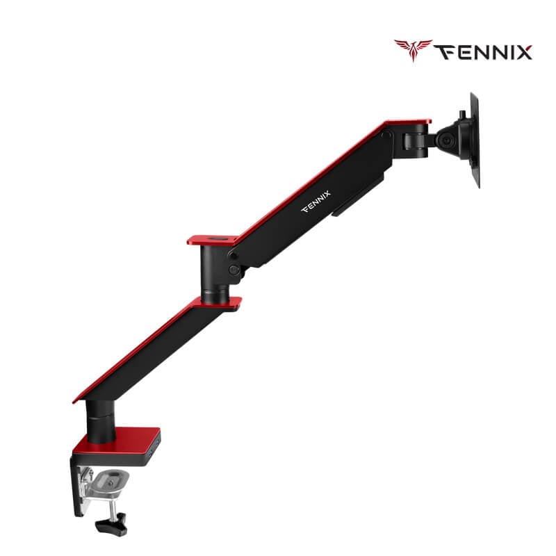แขนจับจอมอนิเตอร์ Fennix รุ่น ARMOR (FN-ARMOR-S) สีดำ/แดง