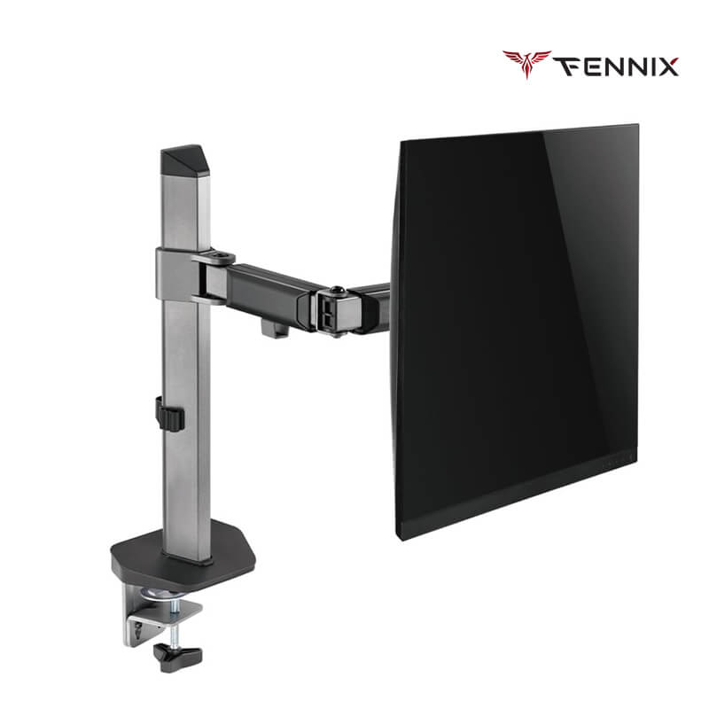 แขนจับจอมอนิเตอร์ Fennix รุ่น FN-Full Motion-S สีเทา