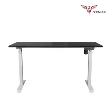 โต๊ะทำงานเพื่อสุขภาพ Fennix รุ่น 160*80cm สีดำ/ขาว_0