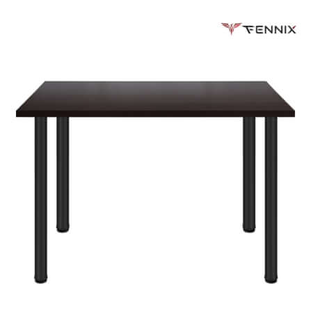 โต๊ะทำงาน Fennix รุ่น LINNMON 100*60cm สีน้ำตาล/ดำ