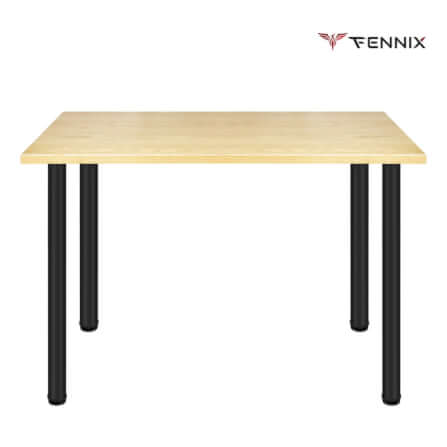 โต๊ะทำงาน Fennix รุ่น LINNMON 120*60cm สีโอ๊ค/ดำ_0