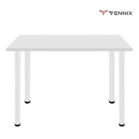 โต๊ะทำงาน Fennix รุ่น LINNMON 120*60cm สีขาว_0