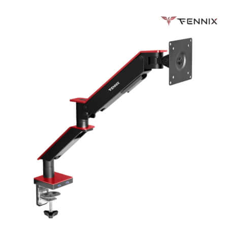 แขนจับจอมอนิเตอร์ Fennix รุ่น ARMOR (FN-ARMOR-S) สีดำ/แดง
