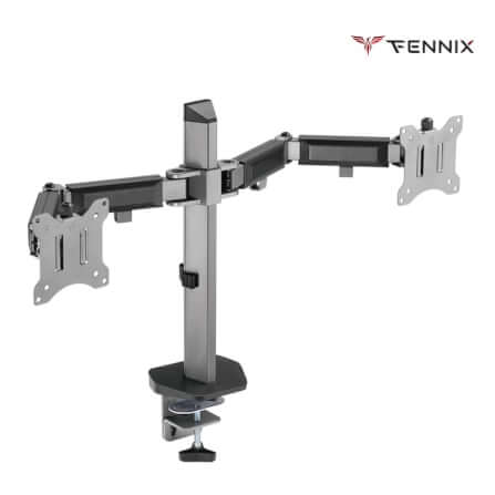 แขนจับจอมอนิเตอร์ Fennix รุ่น FN-Full Motion-D สีเทา_0