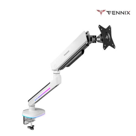 แขนจับจอมอนิเตอร์ Fennix รุ่น Spring-Assisted FN-SPAS-S สีขาว_0