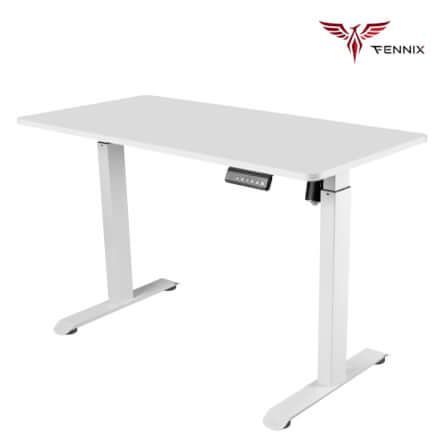 โต๊ะทำงานเพื่อสุขภาพ Fennix รุ่น 120*60cm สีขาว_1