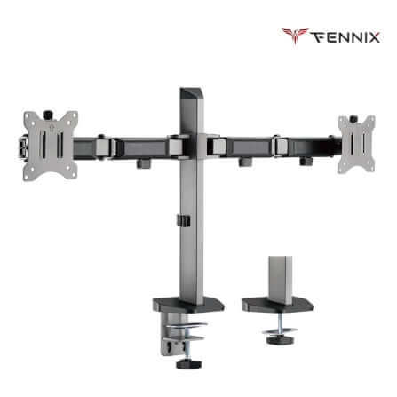 แขนจับจอมอนิเตอร์ Fennix รุ่น FN-Full Motion-D สีเทา_1