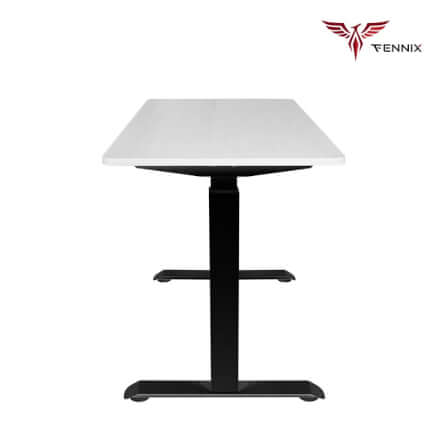 โต๊ะทำงานเพื่อสุขภาพ Fennix รุ่น 120*60cm สีขาว/ดำ_2