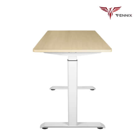 โต๊ะทำงานเพื่อสุขภาพ Fennix รุ่น 160*80cm สีโอ๊ค/ขาว_2