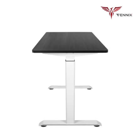 โต๊ะทำงานเพื่อสุขภาพ Fennix รุ่น 160*80cm สีดำ/ขาว_2