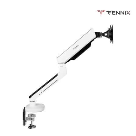 แขนจับจอมอนิเตอร์ Fennix รุ่น Spring-Assisted FN-SPAS-S สีขาว_2