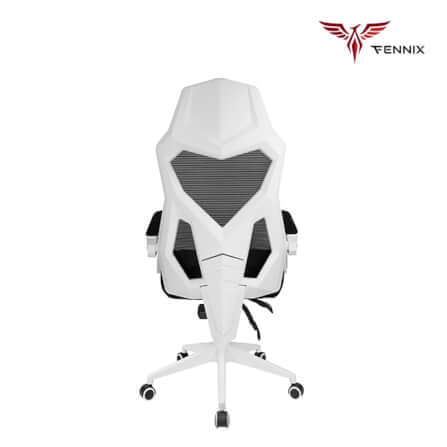 เก้าอี้สำนักงาน Fennix รุ่น HC-6H01 สีขาว/ดำ_3