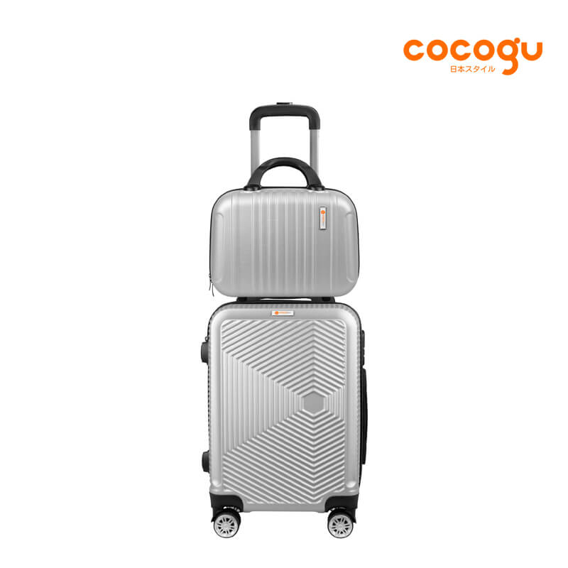 กระเป๋าเดินทาง 20 นิ้ว COCOGU รุ่น LG-DB สีเงิน