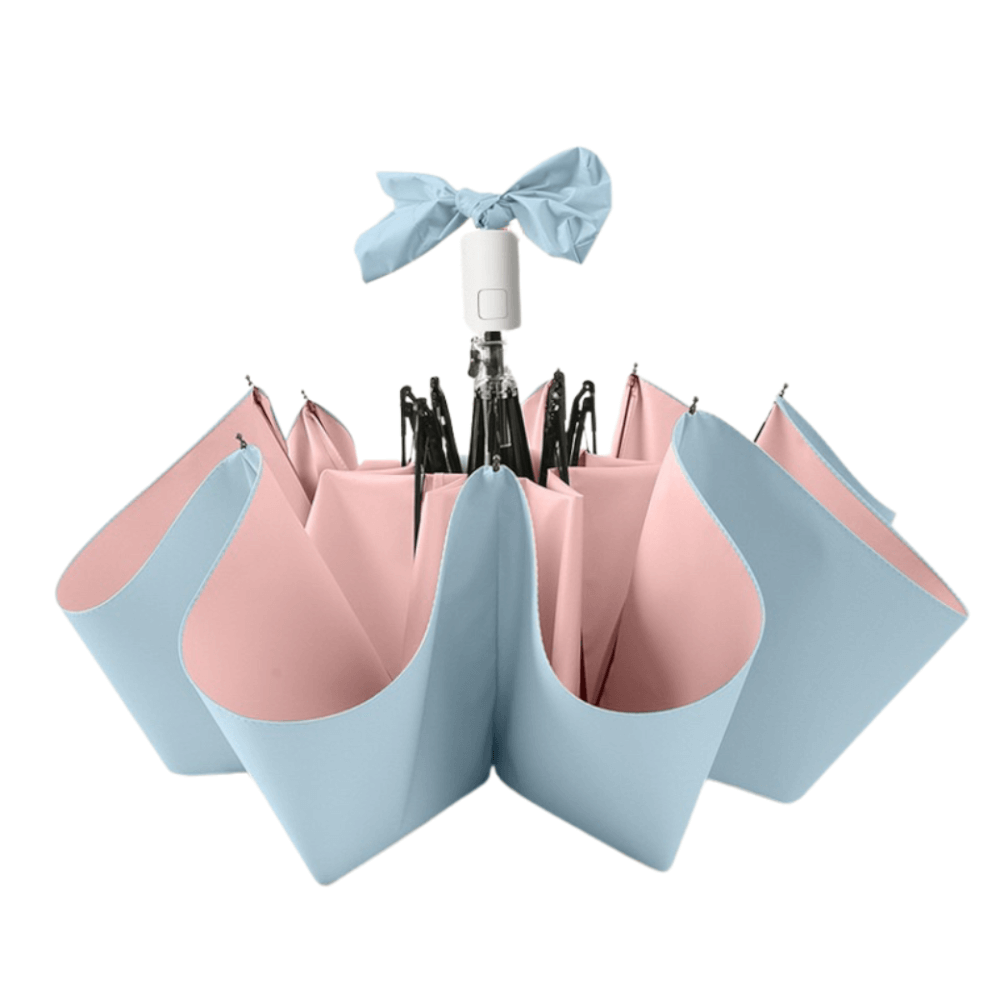 ร่มกันแดดฝน เปิด-ปิดอัตโนมัติ COCOGU UPF50+ สีฟ้า