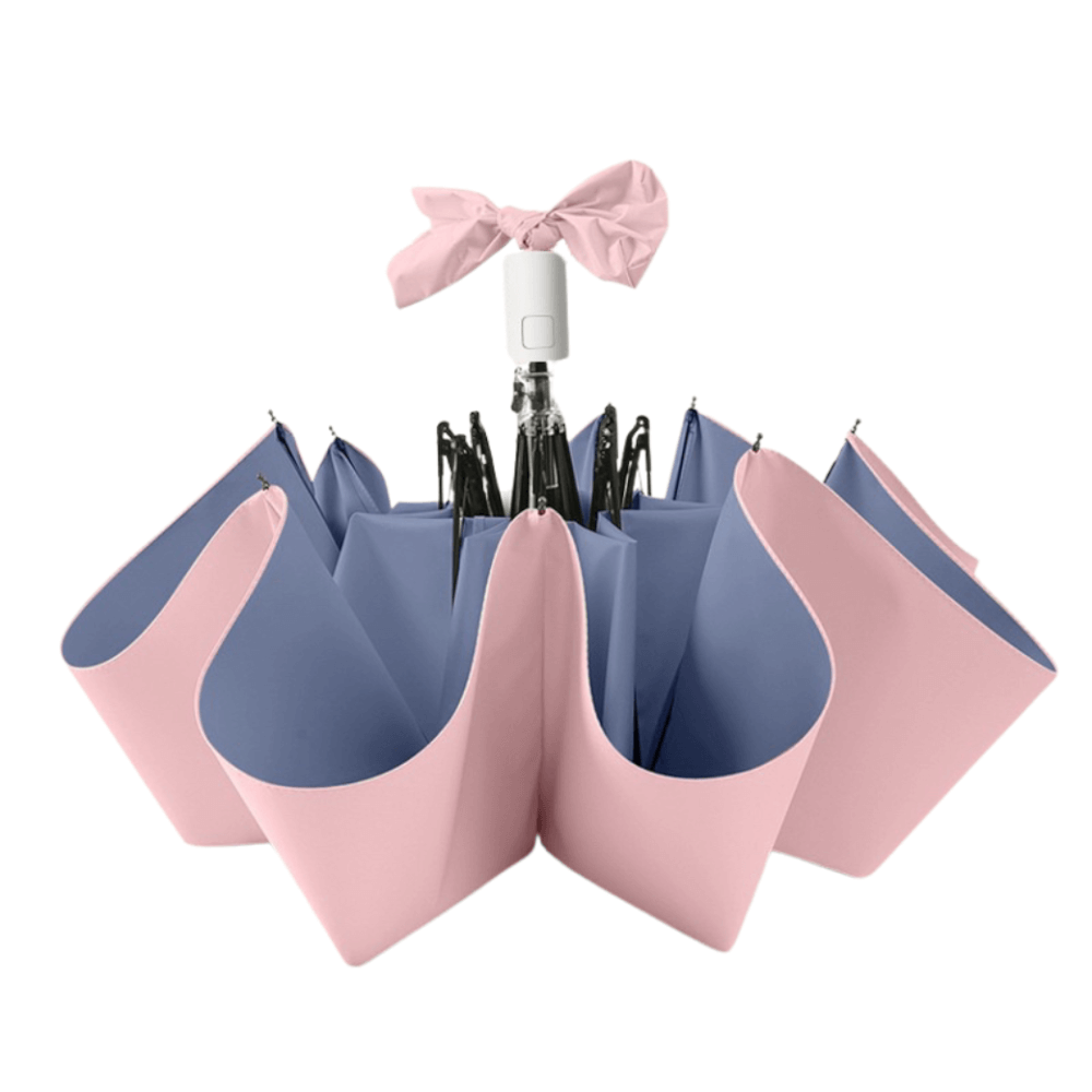 ร่มกันแดดฝน เปิด-ปิดอัตโนมัติ COCOGU UPF50+ สีชมพู