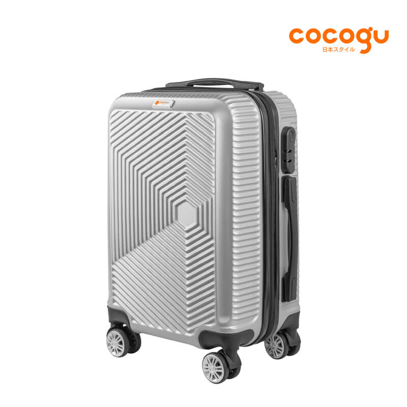 กระเป๋าเดินทาง 20 นิ้ว COCOGU รุ่น LG-DB สีเงิน