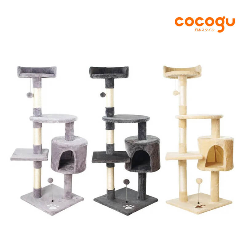 คอนโดแมว COCOGU รุ่น MT04 สีเทา