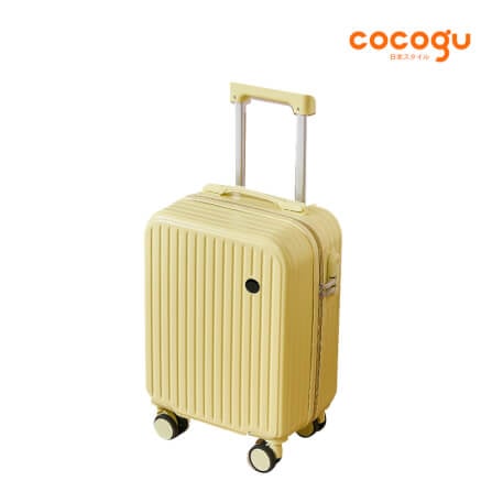 กระเป๋าเดินทาง 18 นิ้ว COCOGU รุ่น 1008 สีเหลือง