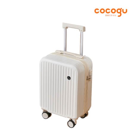 กระเป๋าเดินทาง 18 นิ้ว COCOGU รุ่น 1008 สีขาว