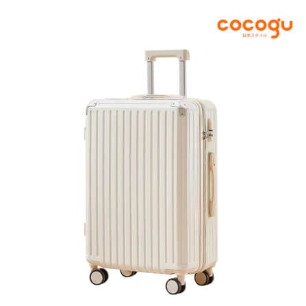 กระเป๋าเดินทาง 26 นิ้ว COCOGU รุ่น 206 สีขาว