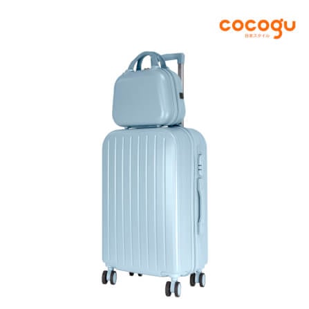 กระเป๋าเดินทาง 13นิ้ว + 24นิ้ว COCOGU SET รุ่น 516 สีฟ้า_0