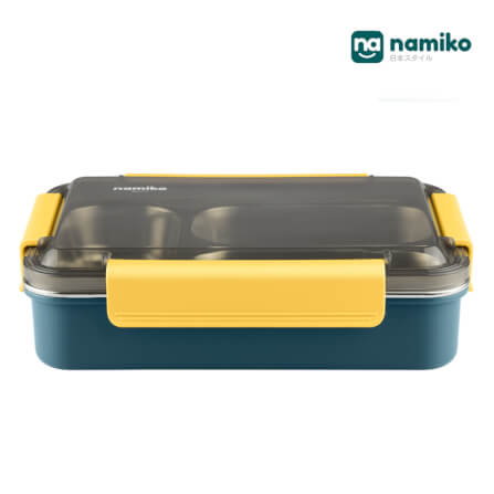 กล่องอาหาร NAMIKO รุ่น #6543-2 700 ML สีน้ำเงิน_0