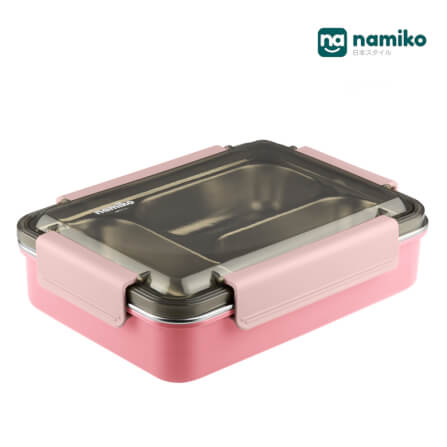 กล่องอาหาร NAMIKO รุ่น #6543-2 700 ML สีชมพู_0