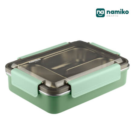 กล่องอาหาร NAMIKO รุ่น #6543-2 700 ML สีเขียว_0