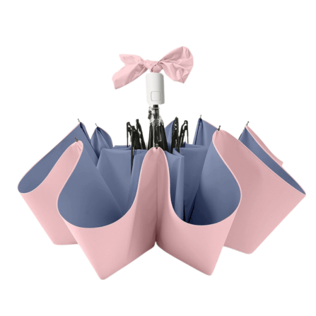 ร่มกันแดดฝน เปิด-ปิดอัตโนมัติ COCOGU UPF50+ สีชมพู_0