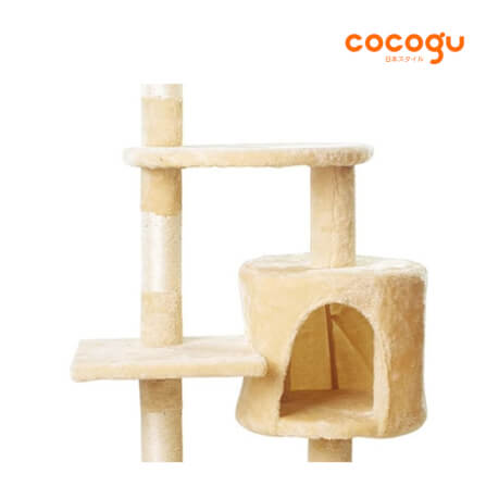 คอนโดแมว COCOGU รุ่น MT04 สีครีม_1