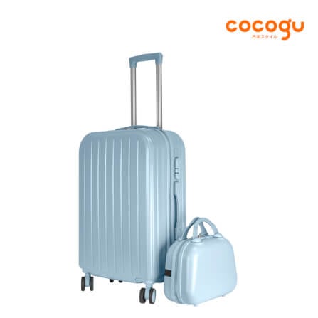 กระเป๋าเดินทาง 13นิ้ว + 24นิ้ว COCOGU SET รุ่น 516 สีฟ้า_1