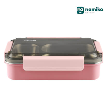 กล่องอาหาร NAMIKO รุ่น #6543-2 700 ML สีชมพู_1
