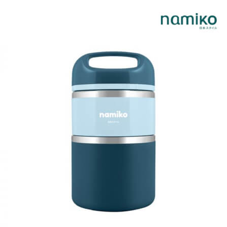 กระติกสแตนเลสใส่อาหาร NAMIKO รุ่น #6532 930ML สีน้ำเงิน_1