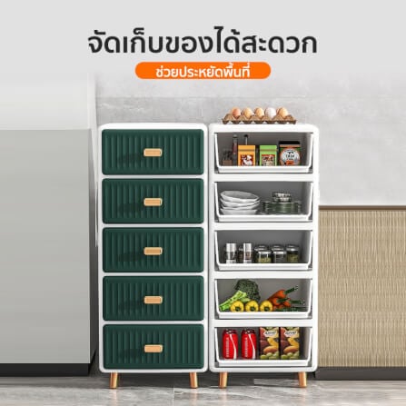 ตู้ลิ้นชัก 3 ชั้น COCOGU รุ่น 35 CM สีขาว_2