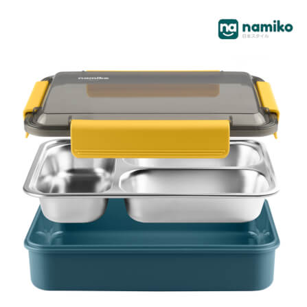กล่องอาหาร NAMIKO รุ่น #6543-2 700 ML สีน้ำเงิน_2