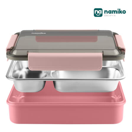 กล่องอาหาร NAMIKO รุ่น #6543-2 700 ML สีชมพู_2