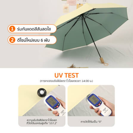 ร่มกันแดดฝน เปิด-ปิดอัตโนมัติ COCOGU UPF50+ สีฟ้า_4
