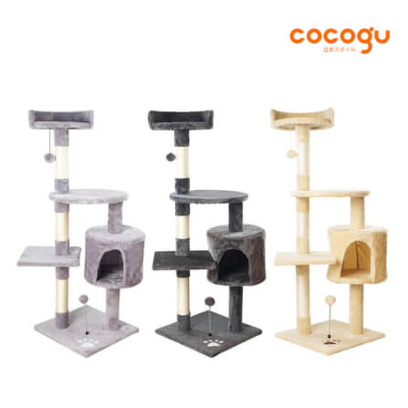 คอนโดแมว COCOGU รุ่น MT04 สีเทา_5