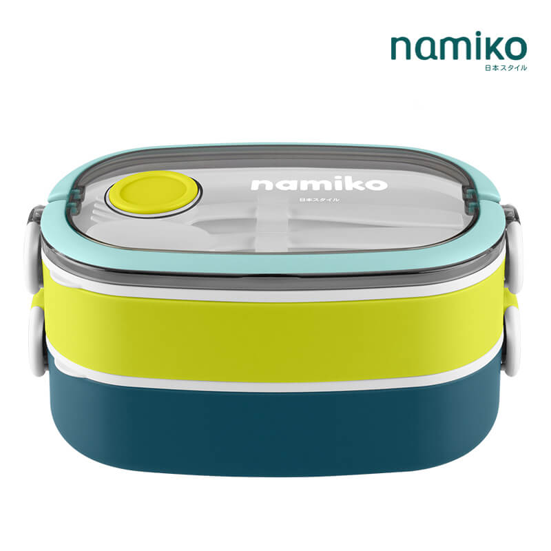 กล่องอาหาร Namiko รุ่น 1300ml สีฟ้า