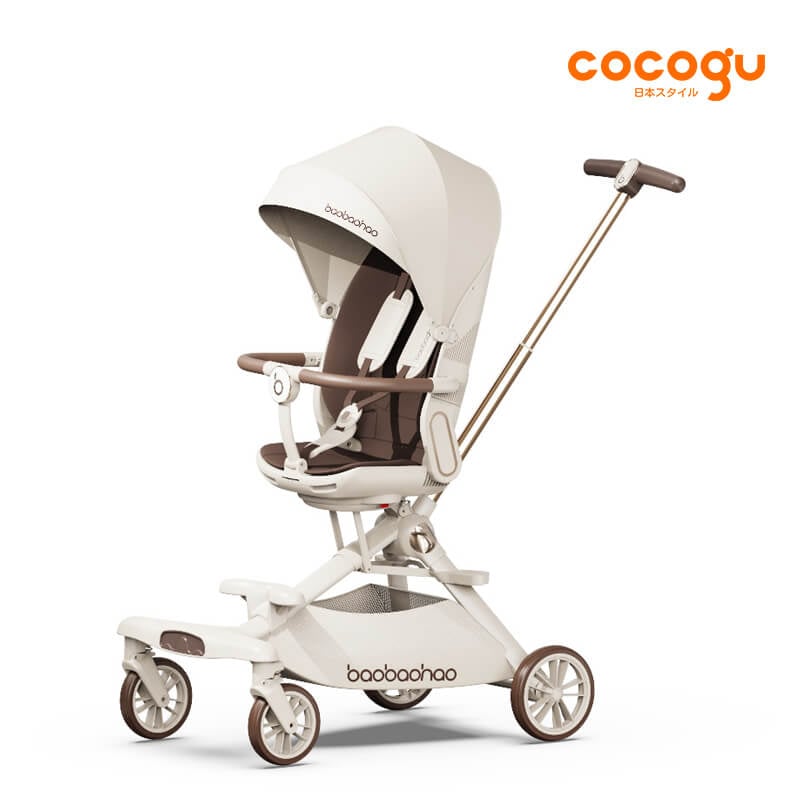 รถเข็นเด็ก COCOGU รุ่น V16 สีน้ำตาล