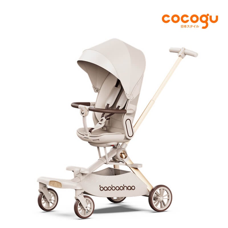 รถเข็นเด็ก COCOGU รุ่น V16 สีครีม_0