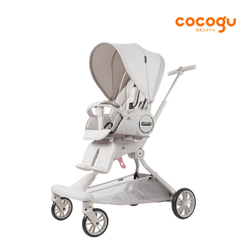 รถเข็นเด็ก COCOGU รุ่น V9 สีครีม_0
