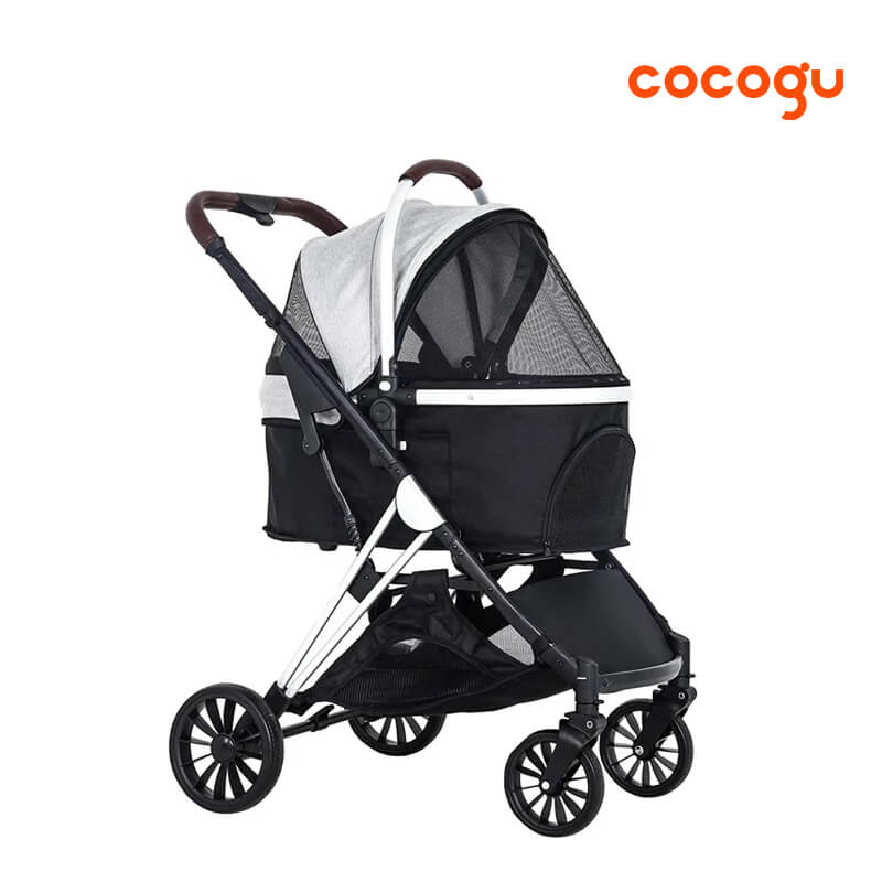 รถเข็นสัตว์เลี้ยง COCOGU รุ่น BC1-G สีเทา