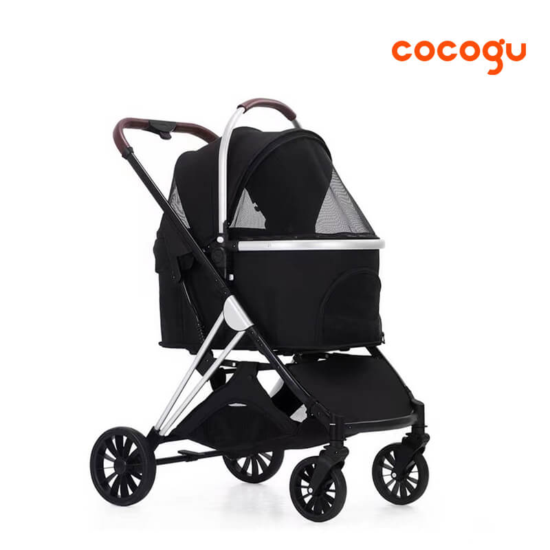 รถเข็นสัตว์เลี้ยง COCOGU รุ่น BC1-G สีดำ
