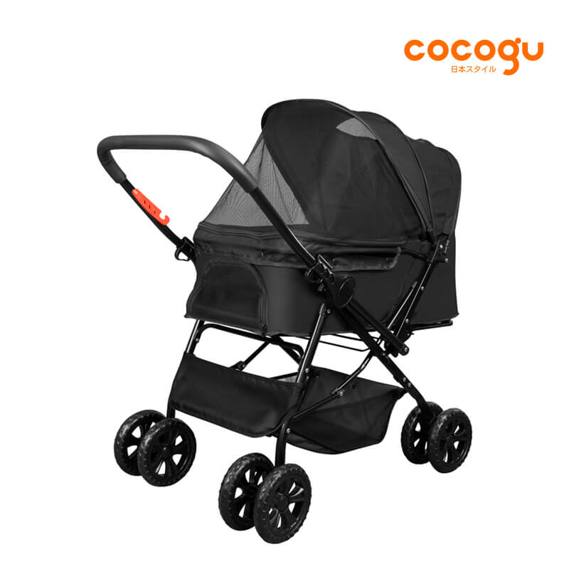 รถเข็นสัตว์เลี้ยง COCOGU รุ่น DTC-608 สีดำ
