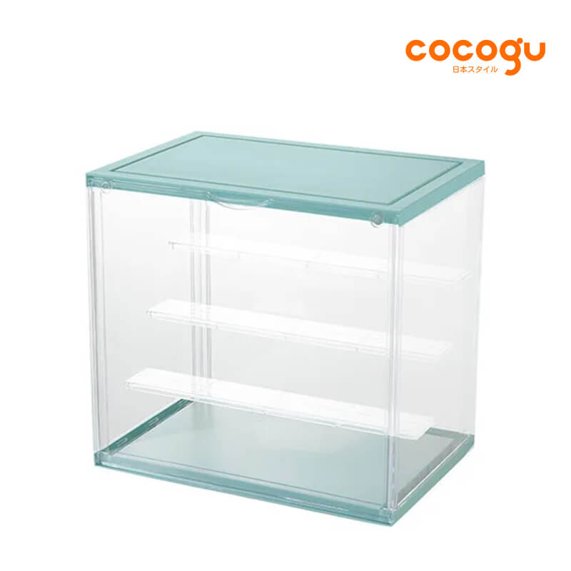 กล่องจัดเก็บโมเดล COCOGU รุ่น 870 size XL สีเขียว_0